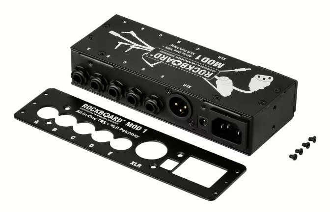 Patchbay pentru pedaliere RockBoard Patchbay MOD 1 V2 All-in-One TRS & XLR, IEC & Barrel