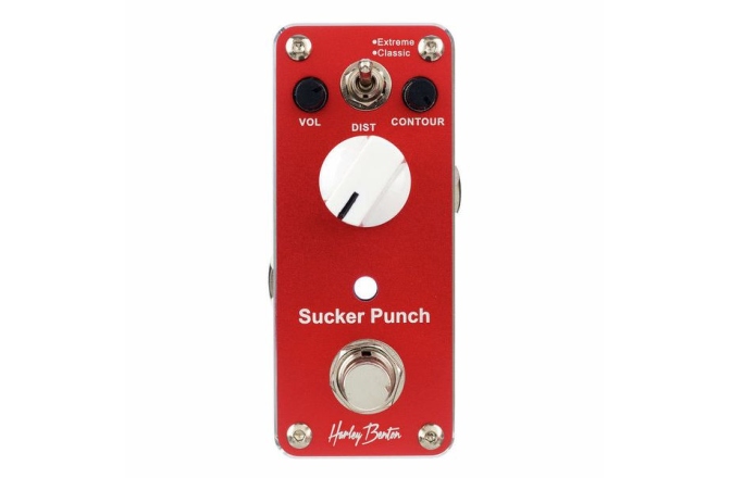 Pedală de Distortion Harley Benton MiniStomp Sucker Punch