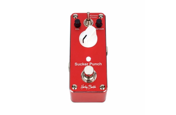 Pedală de Distortion Harley Benton MiniStomp Sucker Punch