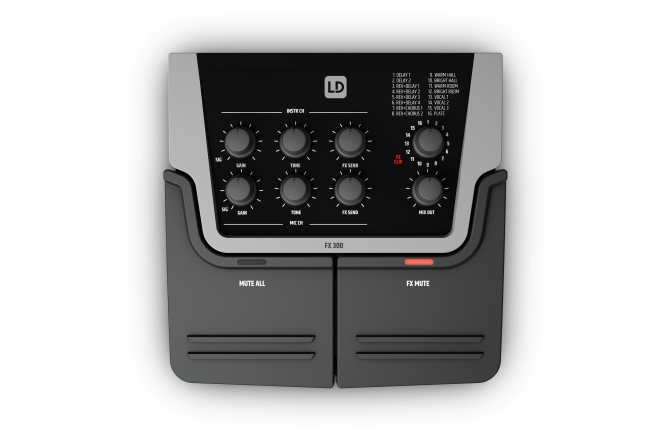 Pedală de efect LD Systems FX 300 SET