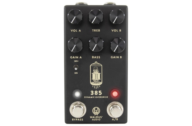 Pedală de Overdrive Walrus Audio 385 MKII (Black)