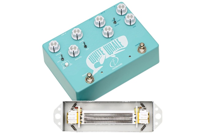Pedală de reverb / tremolo Crazy Tube Circuits White Whale V2