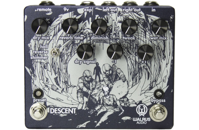Pedală de reverb Walrus Audio Descent