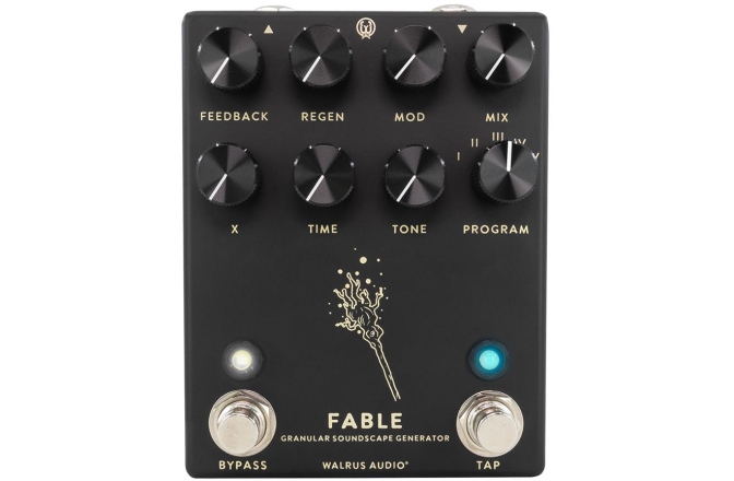 Pedală Delay granular Walrus Audio Fable (Black)