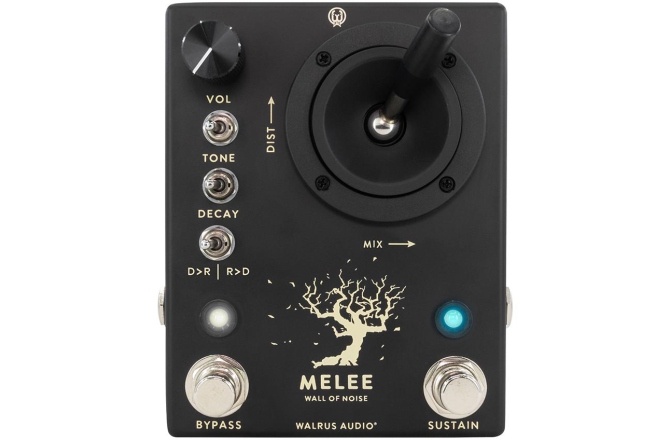 Pedală distors/reverb Walrus Audio Melee (Black)