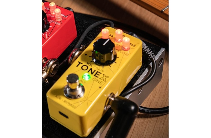 Pedală distortion / amplificator IK Multimedia ToneX One Brown Sound Yellow Limited Edition