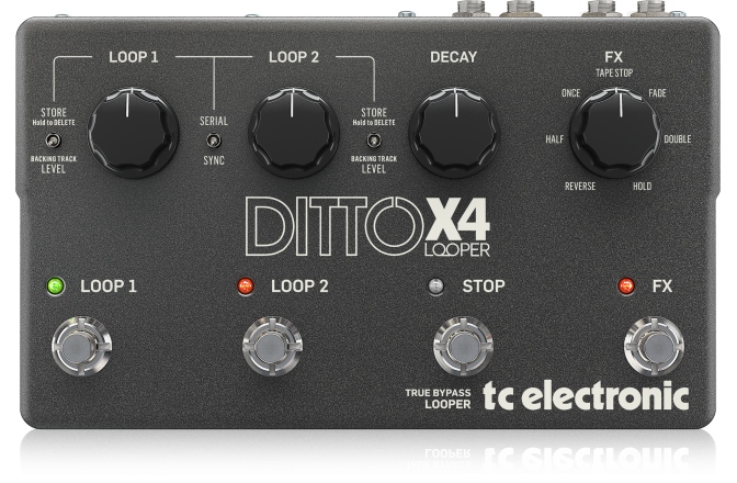 Pedala Loop<br /> TC Electronic Ditto X4 Looper