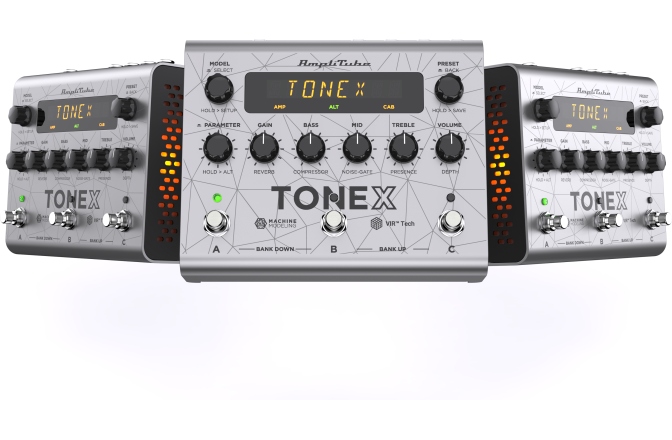 Pedală multi-efect de bas IK Multimedia ToneX Pedal Bass Edition