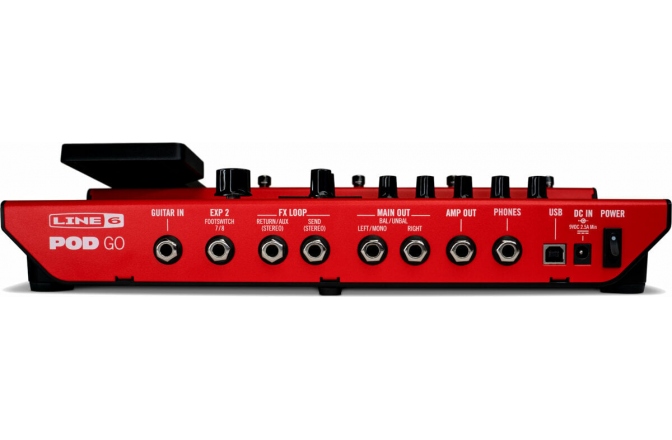 Pedală Multi-Efect de Chitară  Line6 POD GO Red Limited Edition