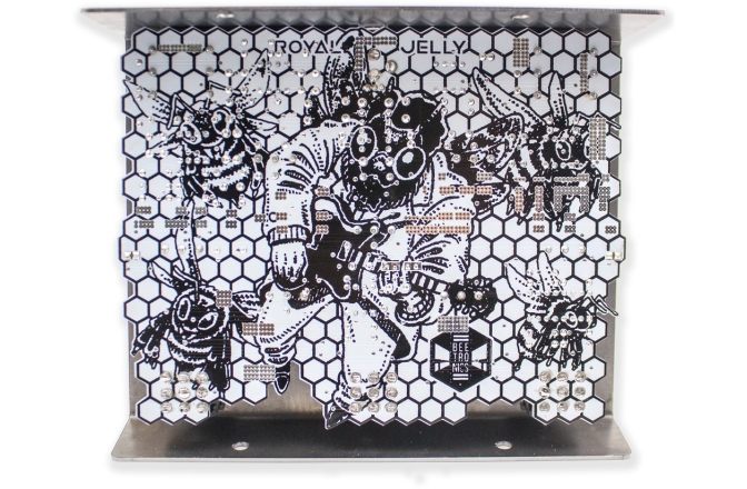 Pedala overdrive / fuzz Beetronics Royal Jelly (Black)