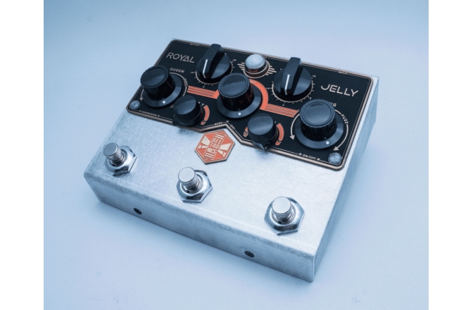 Pedala overdrive / fuzz Beetronics Royal Jelly (Black)