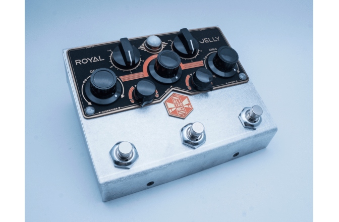 Pedala overdrive / fuzz Beetronics Royal Jelly (Black)