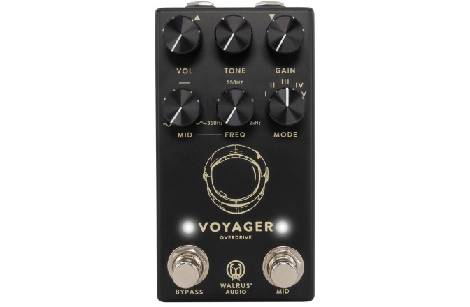 Pedală overdrive/preamp Walrus Audio Voyager MKII (Black)