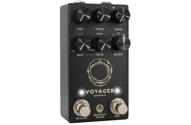 Pedală overdrive/preamp Walrus Audio Voyager MKII (Black)
