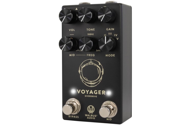 Pedală overdrive/preamp Walrus Audio Voyager MKII (Black)