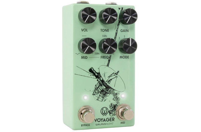 Pedală overdrive/preamp Walrus Audio Voyager MKII (Seafoam)