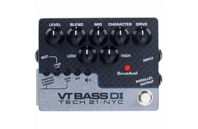 Pedală Preamplificare Bas Tech 21 VT Bass DI Overdrvie Pedal / DI Box