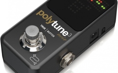 Pedala tuner<br /> TC Electronic PolyTune 3 Noir