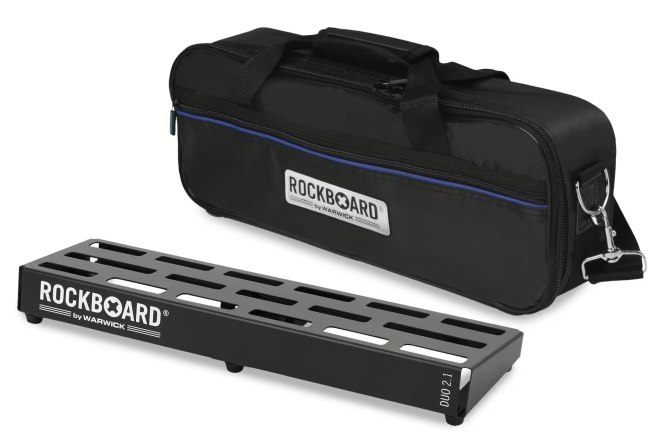 Pedalier efecte RockBoard DUO 2.1 Pedalboard with Gig Bag