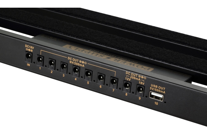 Pedalier YUER  PR-01S - Small Size Pedalboard with build in power supply