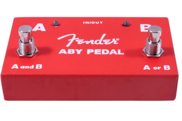 2-Switch ABY Pedal Red