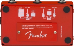 Peldă de Switch pentru Chitară Fender 2-Switch ABY Pedal Red
