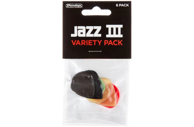 Pene chitară Dunlop Jazz III Pick Variety Pack