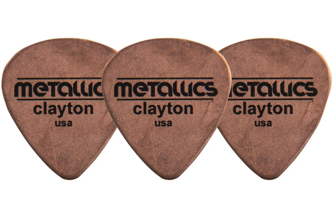 Pene de chitara Clayton Pene metalice cupru 3 bucati