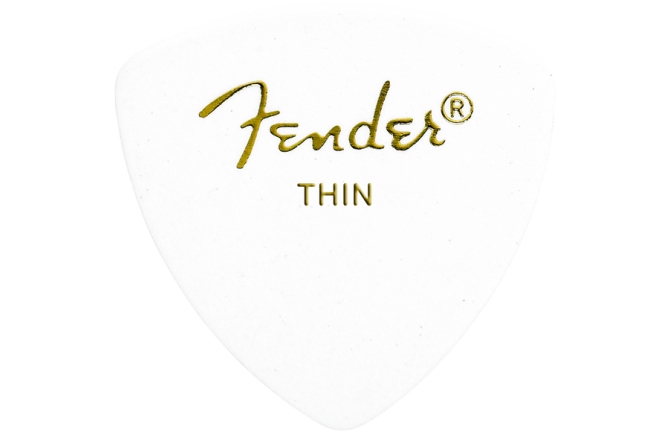 Pene de Chitară Fender 346 Shape White Thin (12)