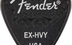 Pene de Chitară Fender 351 Shape Black Extra Heavy (6)