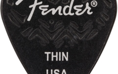 Pene de Chitară Fender 351 Shape Black Thin (6)