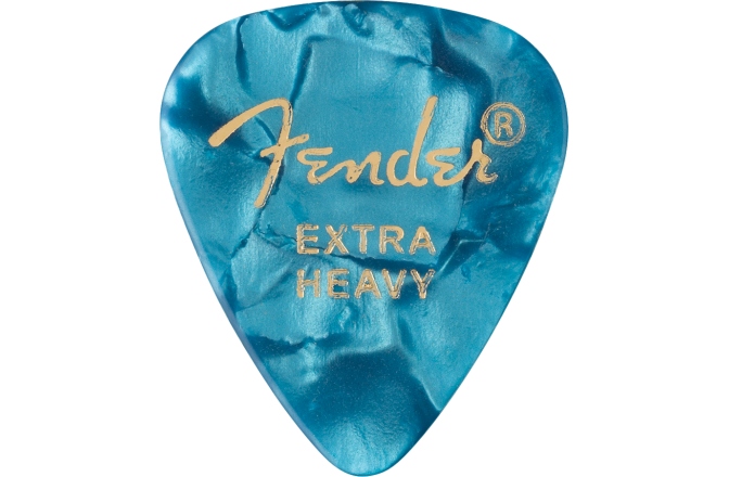 Pene de Chitară Fender 351 Shape Premium Picks Extra Heavy Ocean Turquoise 12 Count