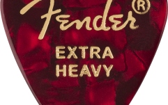 Pene de Chitară Fender 351 Shape Premium Picks Extra Heavy Red Moto 12 Count