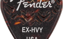 Pene de Chitară Fender 351 Shape Tortoise Shell Extra Heavy (6)