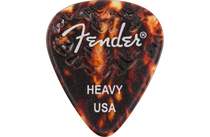 Pene de Chitară Fender 351 Shape Tortoise Shell Heavy (6)