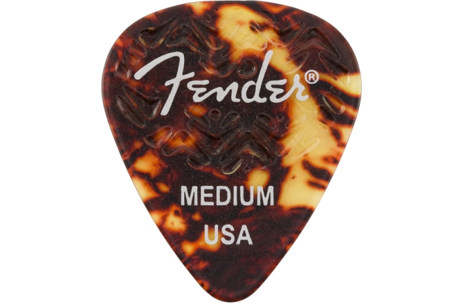 Pene de Chitară Fender 351 Shape Tortoise Shell Medium (6)