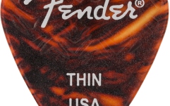 Pene de Chitară Fender 351 Shape Tortoise Shell Thin (6)