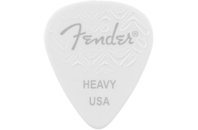 Pene de Chitară Fender 351 Shape White Heavy (6)