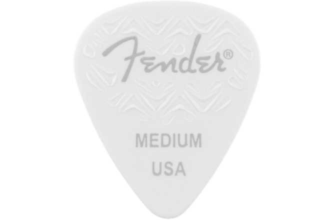 Pene de Chitară Fender 351 Shape White Medium (6)