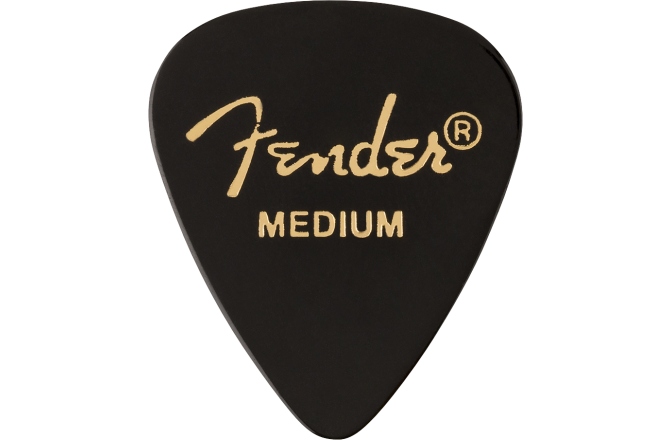 Pene de Chitară Fender Classic Celluloid Black 351 Shape Medium 12 Count