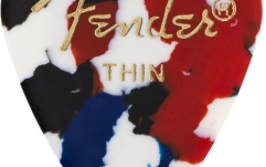 Pene de Chitară Fender Classic Celluloid Confetti 351 Shape Thin 12 Count