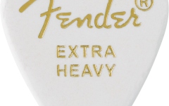 Pene de Chitară Fender Classic Celluloid White 351 Shape Extra Heavy 12 Count