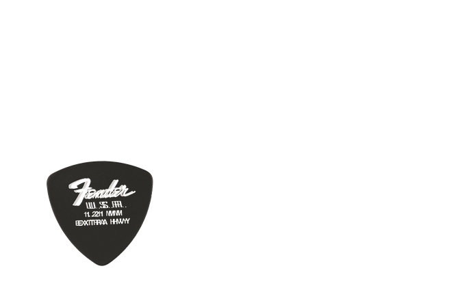 Pene de Chitară Fender Dura-Tone 346 Shape 1.21 Black 12-Pack