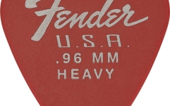 Pene de Chitară Fender Dura-Tone 351 Shape .96 Fiesta Red 12-Pack