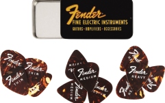 Pene de Chitară Fender Fine Electric Pick Tin - 12 Pack