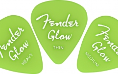 Pene de Chitară Fender Glow In The Dark 351 Picks 12-Pack