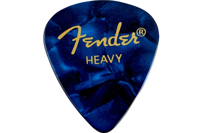 Pene de Chitară Fender Premium Celluloid 351 Shape Picks Heavy Blue Moto 12-Pack