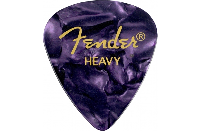 Pene de Chitară Fender Premium Celluloid 351 Shape Picks Heavy Purple Moto 12-Pack