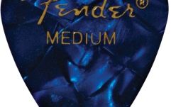 Pene de Chitară Fender Premium Celluloid 351 Shape Picks Medium Blue Moto 12-Pack
