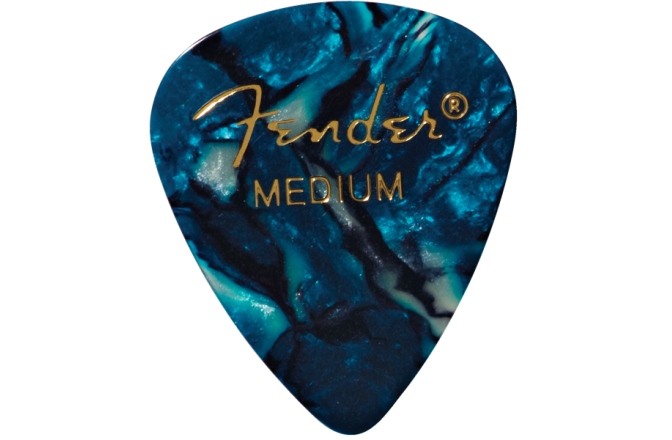 Pene de Chitară Fender Premium Celluloid 351 Shape Picks Medium Ocean Turquoise 12-Pack